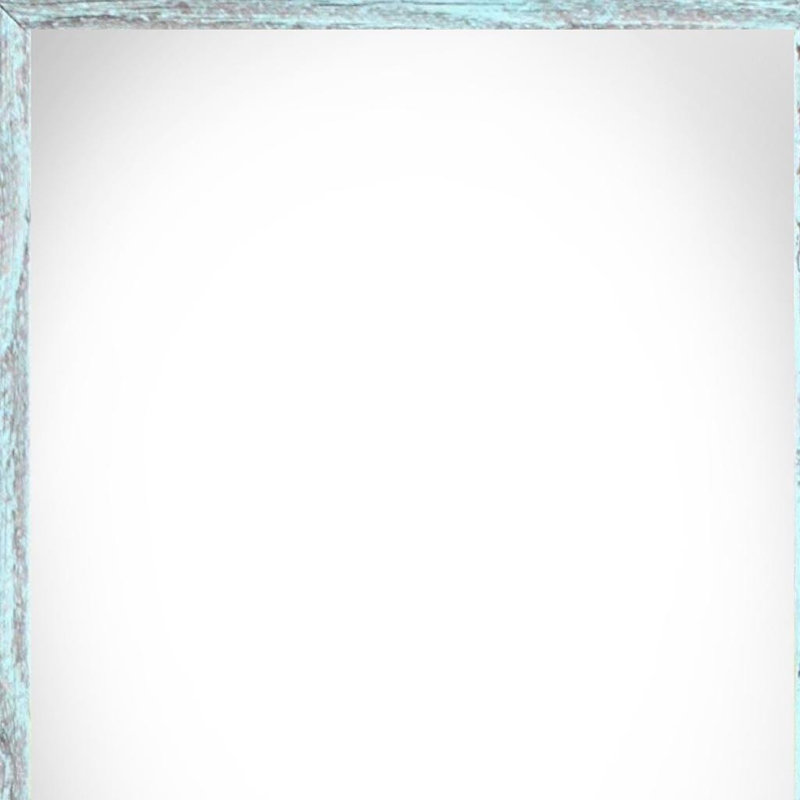 Cadre photo simple Bianca-Maria, Aqua pâle, L 5 po x H 7 po