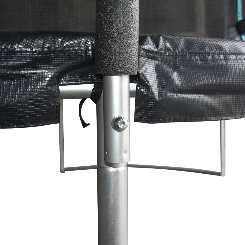 8' Backyard: In-Ground with Safety Enclosure, Black