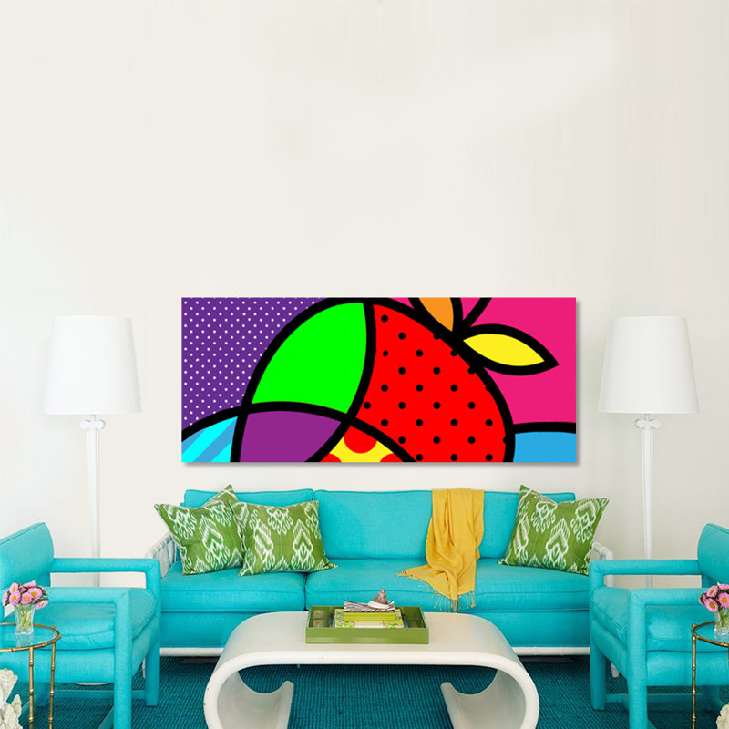Strawberry Print, Aluminum