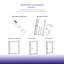 Porte moustiquaire pliante et rétractable blanche S3.0 81-91 cm (L) x 203 cm (H), largeur ajustable, sans pincement, installation facile, anti-insectes, résistante à la chaleur, indéformable, gain de place-127123036