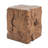 Amira Outdoor And Indoor Stump Shape MGO Side Table, Brown Finish