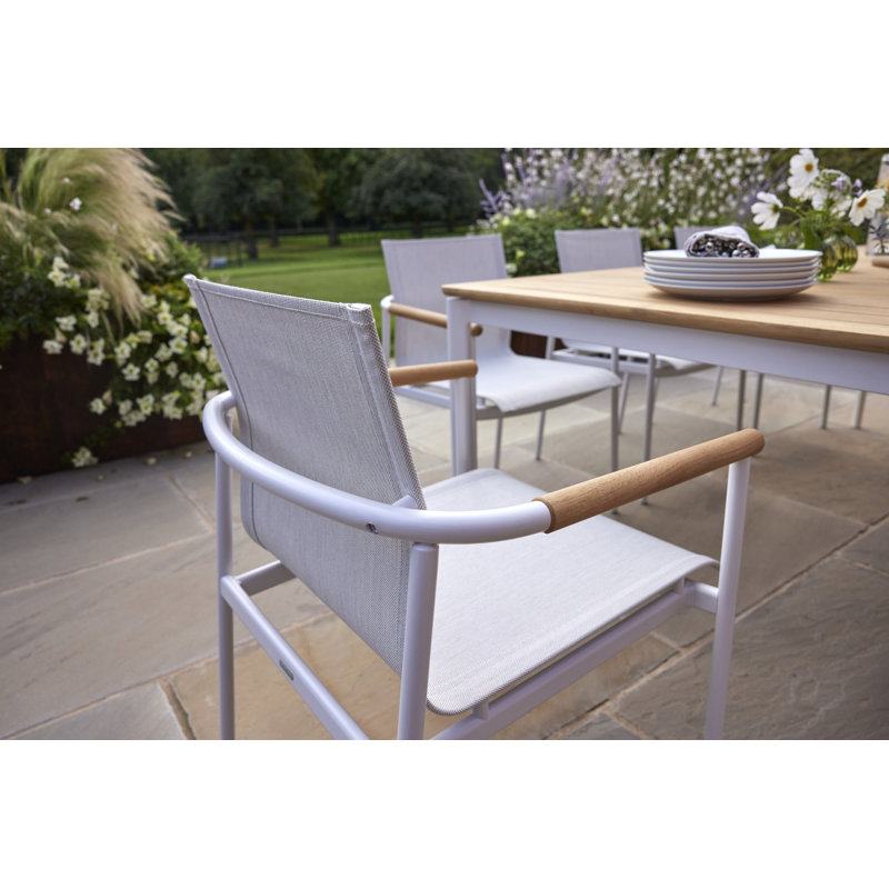 Around Dining Table, 29" H x 61" W x 39" D, Forge Gray