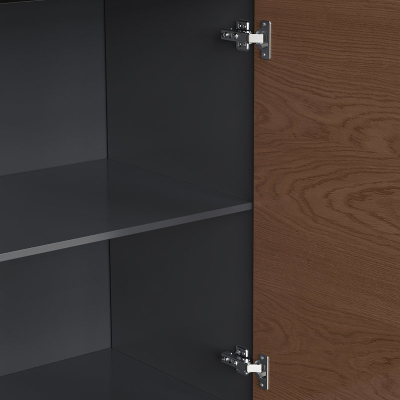 188cm Kitchen Pantry, Brown