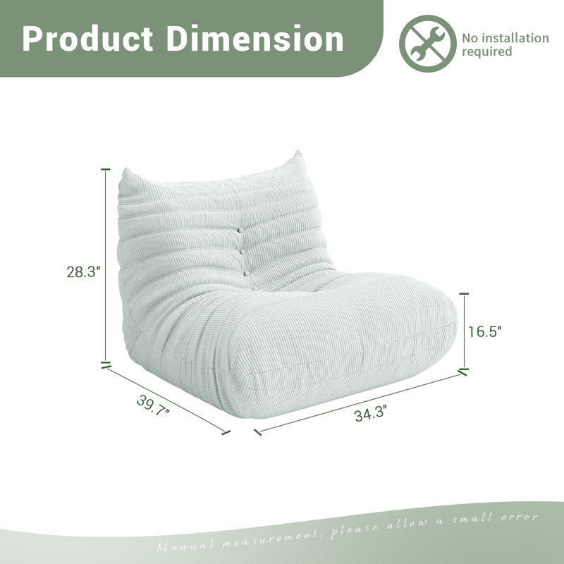 Fauteuil à billes Castille Lazy, Vert menthe