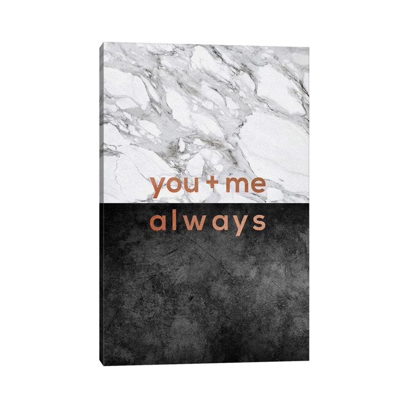 You And Me Always Copper by Orara Studio - Wrapped Canvas Gallery-Wrapped Canvas Giclée, 152.5 cm H x 101.5 cm W