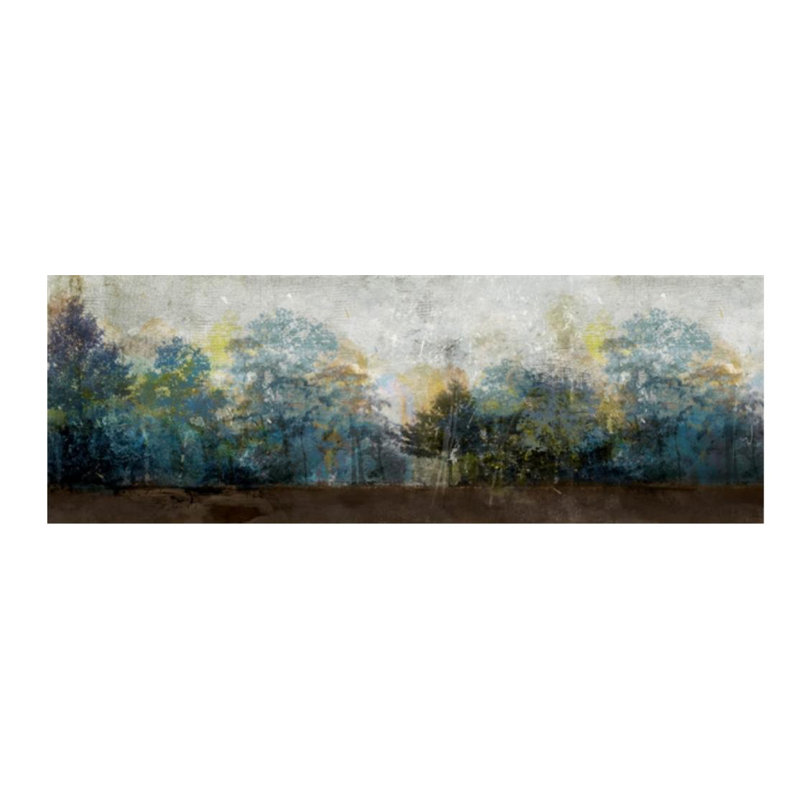 «Morning Dye» par Austin Beiv - Impression sur toile, Extérieur, H 25 po x l 72 po x P 1,5 po