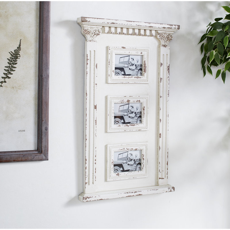 Pharr White Embossed Picture Frame