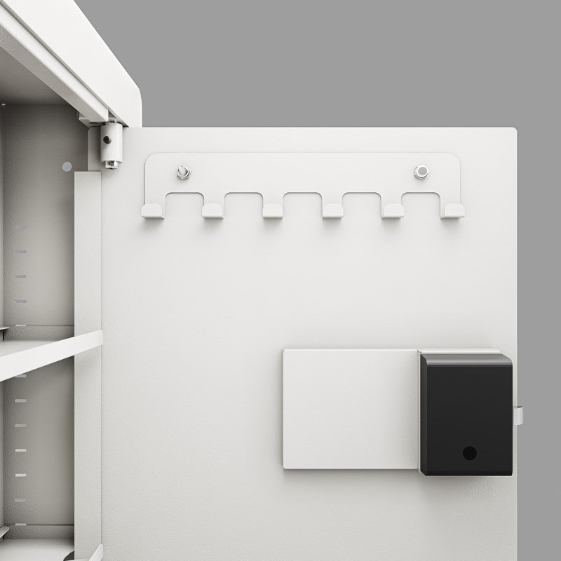 Coffre-fort mural pour équipement de bureau - Acier robuste. Vos atouts de travail. Rangez en toute sécurité, serrure à clavier, fabrication en acier de 15,74 po x 21,09 po et 4,3 po. Trésors familiaux. Mode numérique et silencieux, profondeur de 4,3 po