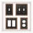 Classic Beaded 1-Gang Toggle Light Switch Wall Plate