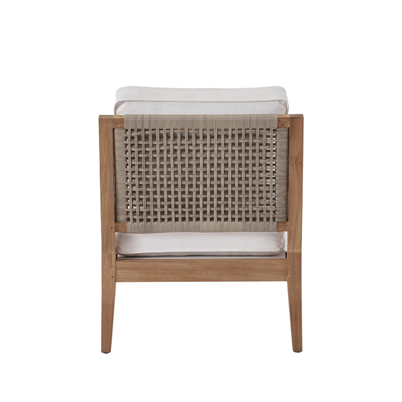 Chesapeake Coastal Teak Lounge Chair with Cushions