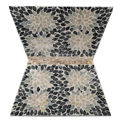 Solid + Manufactured Wood Accent Stool
