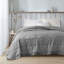 Très grande couverture en duvet synthétique avec garniture en satin gris anthracite-118023355-118023364