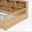 Lit double en bois avec garde-corps et rangement latéral pour les chambres modernes et fonctionnelles-1598782662