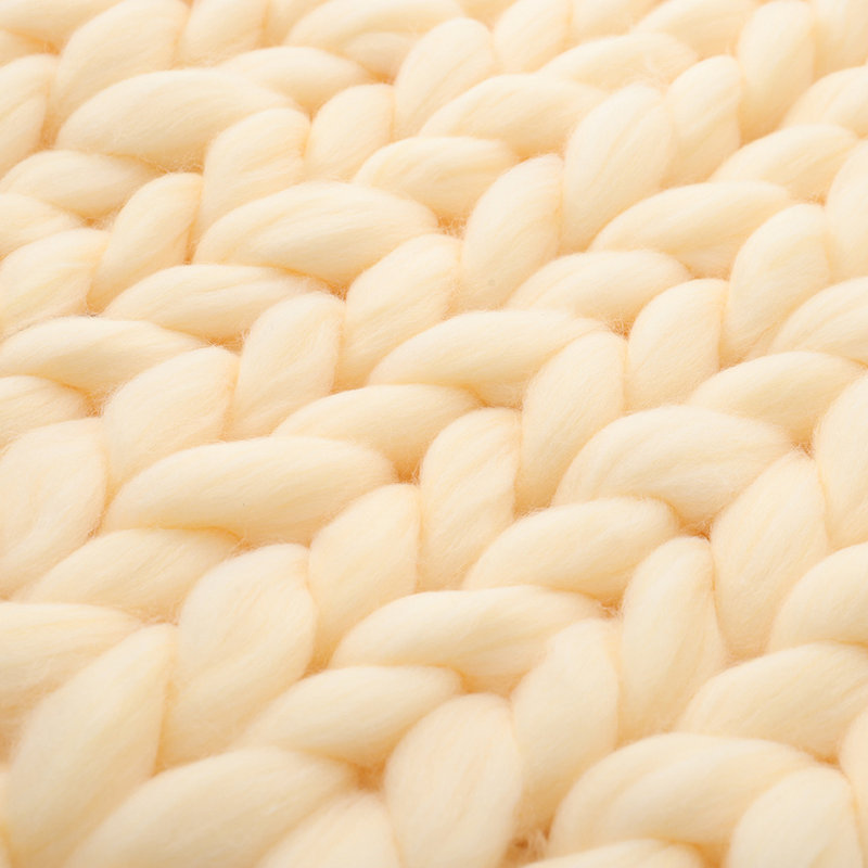 Casper Machine Tufted Blanket, W60 x L60cm, Yellow