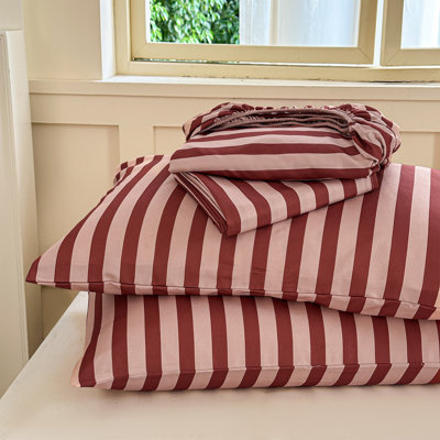 FGCD Twill Striped Sheet Set