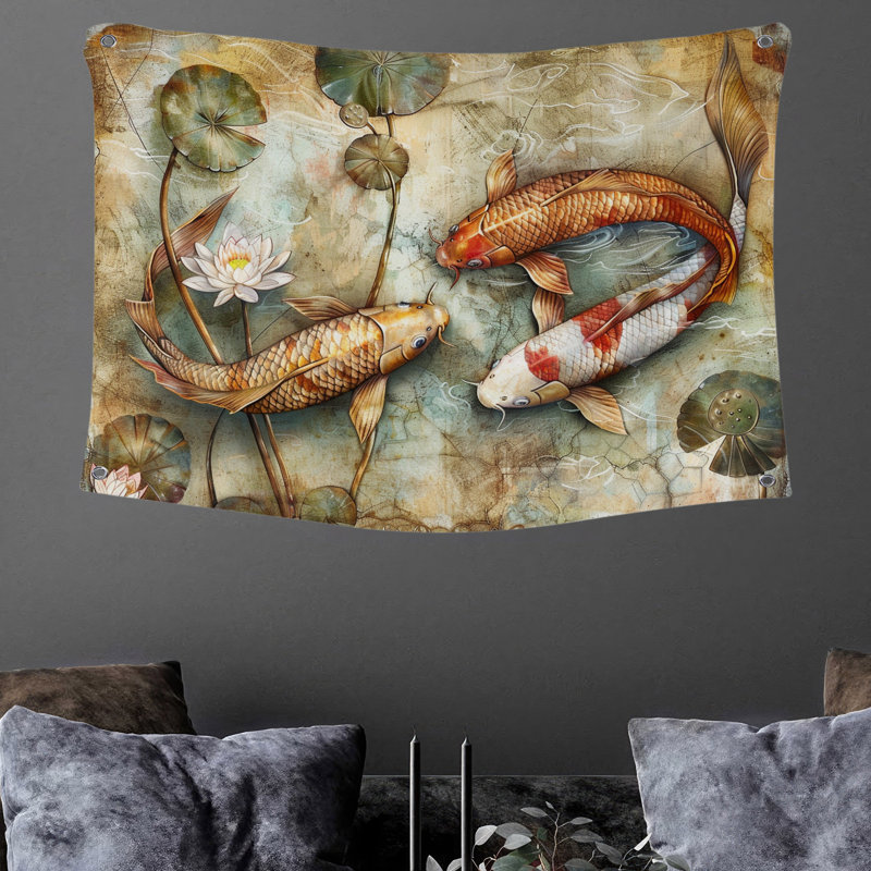 Tapisserie en microfibre, H 68 po x l 80 po