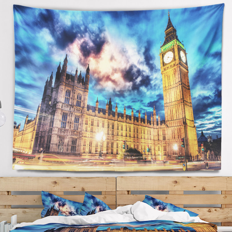 Polyester Tapestry, 78" H x 92" W