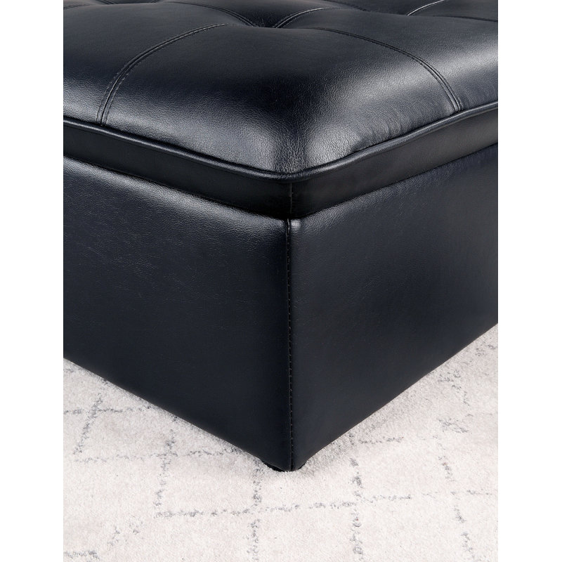 Fauteuil futon simple 39,5 po Elwell, Noir