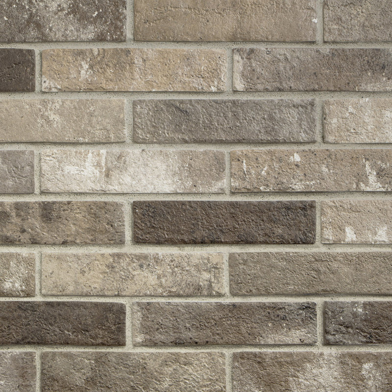 Carreau de porcelaine Brick City 2x10, Brown