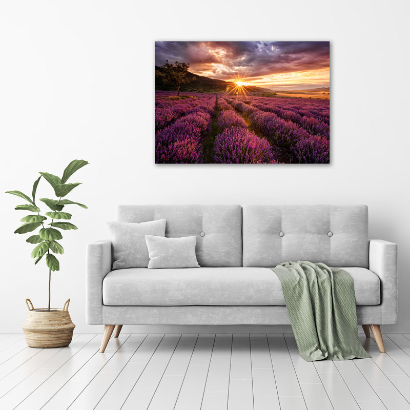Lavender Field - Wrapped Canvas Print