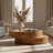 Ely - Modern Faux Burl Coffee Table