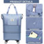 Valise légère pliable extensible à roulettes