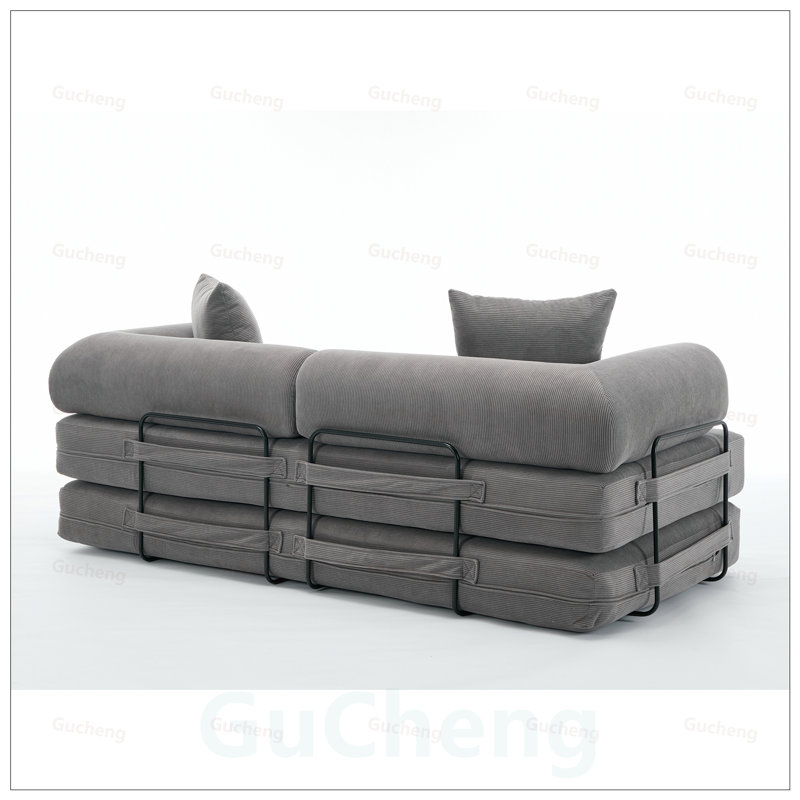 Canapé-lit pliant convertible, ensemble de bricolage 4 en 1, 3 places, très grand, idéal pour les chambres à coucher et les appartements