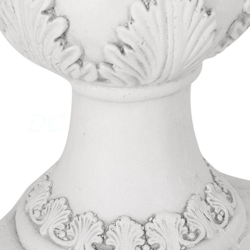 JARDINIER À JARDIN, AUCUN ASSEMBLAGE REQUIS, Blanc antique