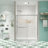 Bypass Shower Door, 56 - 60" X 70", 1/4" Tempered Glass, Polished Finish, And Superior Leak Protection 70" With Handle Sliding Function-117446236