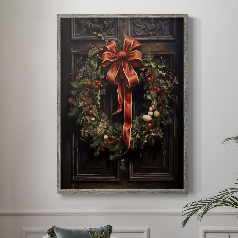 «Christmas Holiday Art DCL XXII», reproduction encadrée - bois massif, H 30 po x l 24 po