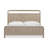 Honey Solid Wood Platform Bed-95846923