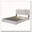 Grand lit plateforme tapissier avec système de rangement hydraulique-2142018524