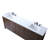 Soma 84 " W Free Standing Wall Mounted 2 Double Vanity Bathroom Vanity With Engineered Marble Top-1284436393
