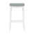 Gris simili cuir / Blanc