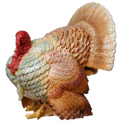Harvest Turkey Decor - 18.5 Inches