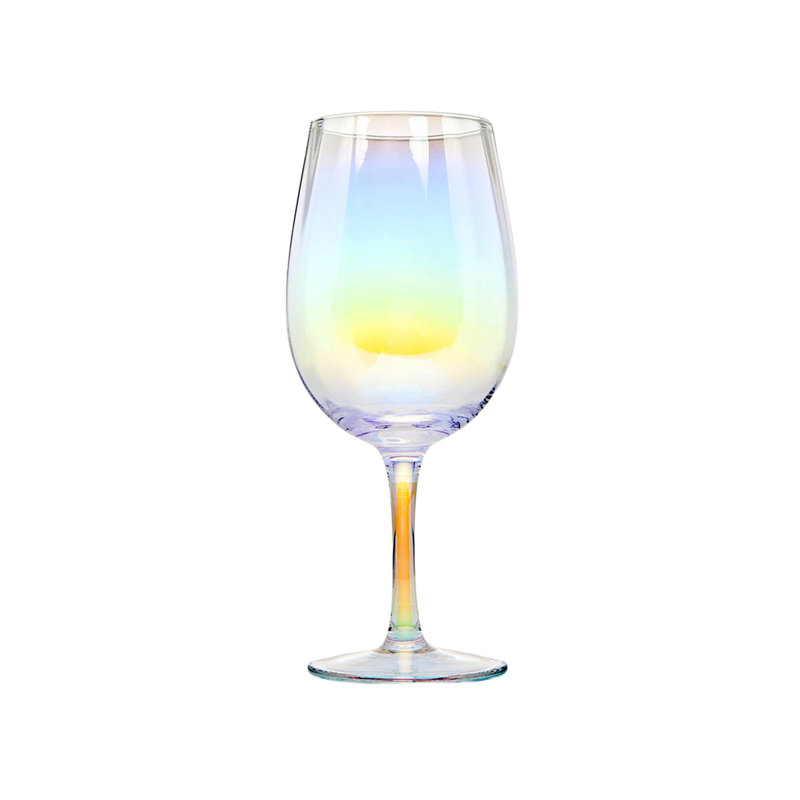 Monterey Iridescent 16oz Stemmed Wine Glass Set