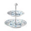 Royal Copenhagen Blue Fluted Plain Tiered Stand