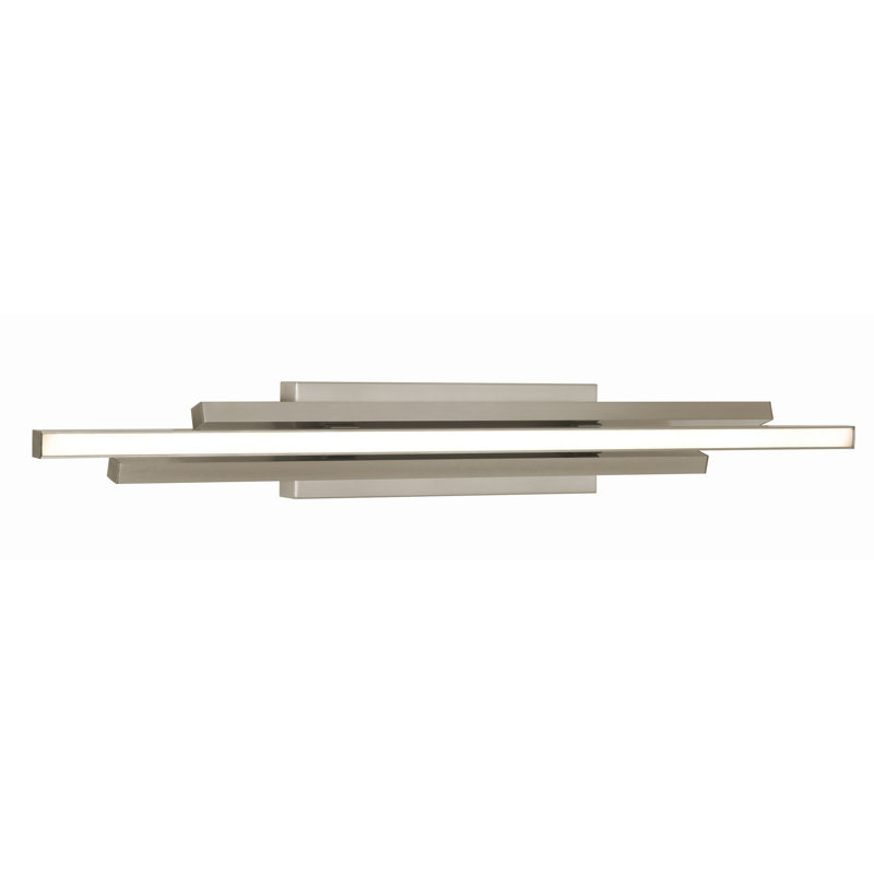 Adalayde 3 - Light Dimmable LED Bath Bar, Satin Nickel