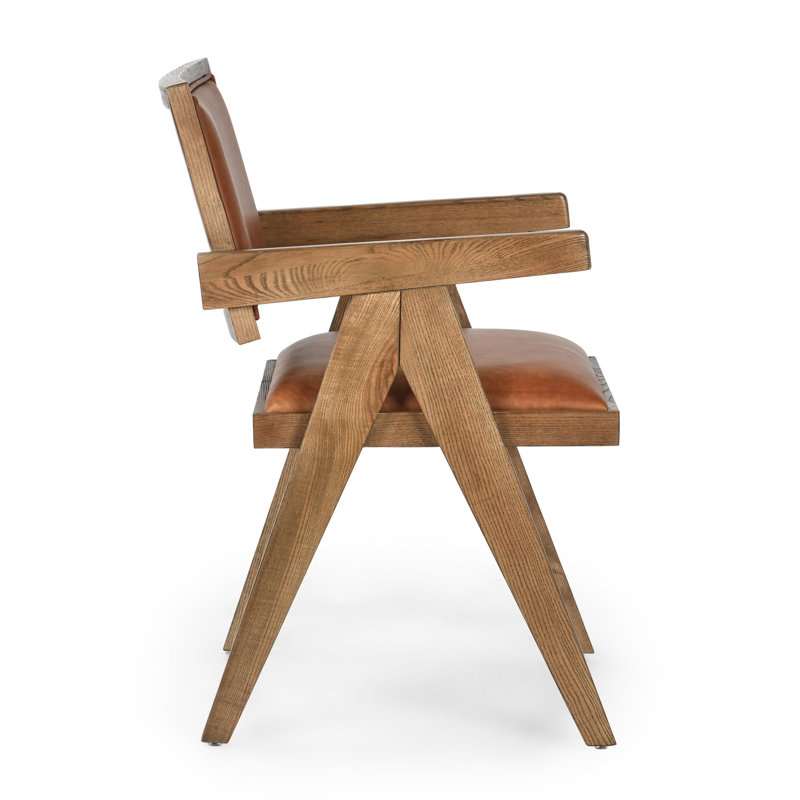 Dolton Top Grain Leather Arm Chair