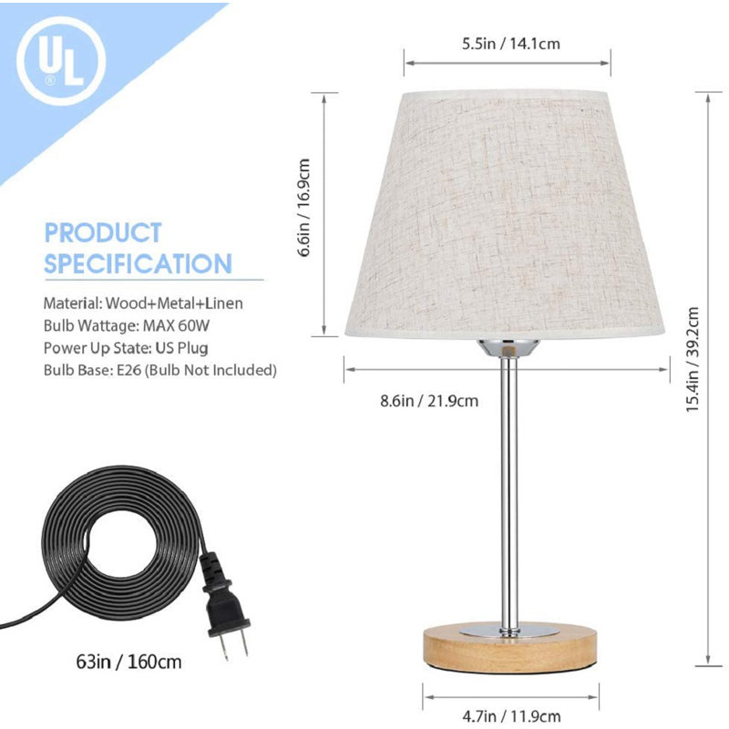 Jazmond Wood Table Lamp