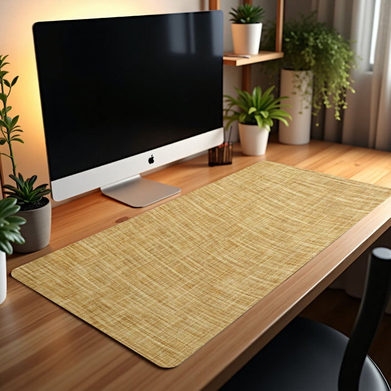 Polyester Desk Pad, 31.5x15.5