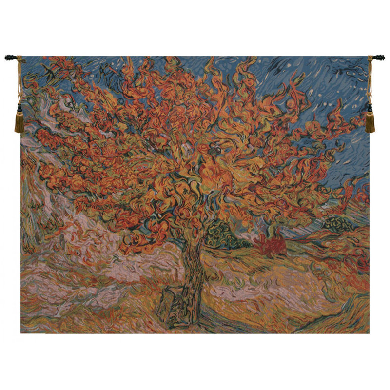 Loom Woven Cotton Blend Wall Hanging, 34" H x 42" W