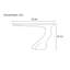 Italian style minimalist console table-398700770