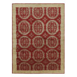 Rug & Kilim’S European Style Rug In Red With Floral Medallions “Catana”
