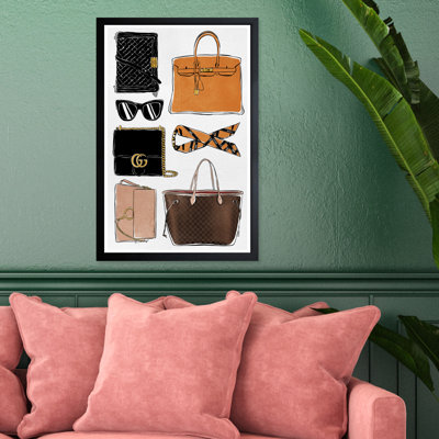 «My Purse Collection», impression encadrée