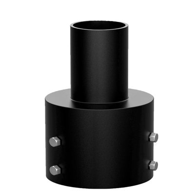 Pole Top Reducer, 4 Inch To 3in Pole Light Adapter, Round Tenon Adaptor 4" To 3" For Led Post Top Light