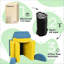 Paquet amusant de blocs d'escalade en mousse d'intérieur - 14 pièces, cinq formes différentes, construction de différentes structures, mousse 28D confortable, imagination stimulante, conception facile à nettoyer, pour une hauteur de jeu de plus de 35,4 po