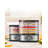 COMMERCIAL CHEF Food Dehydrator with 5 Adjustable Height Trays, Stainless Steel