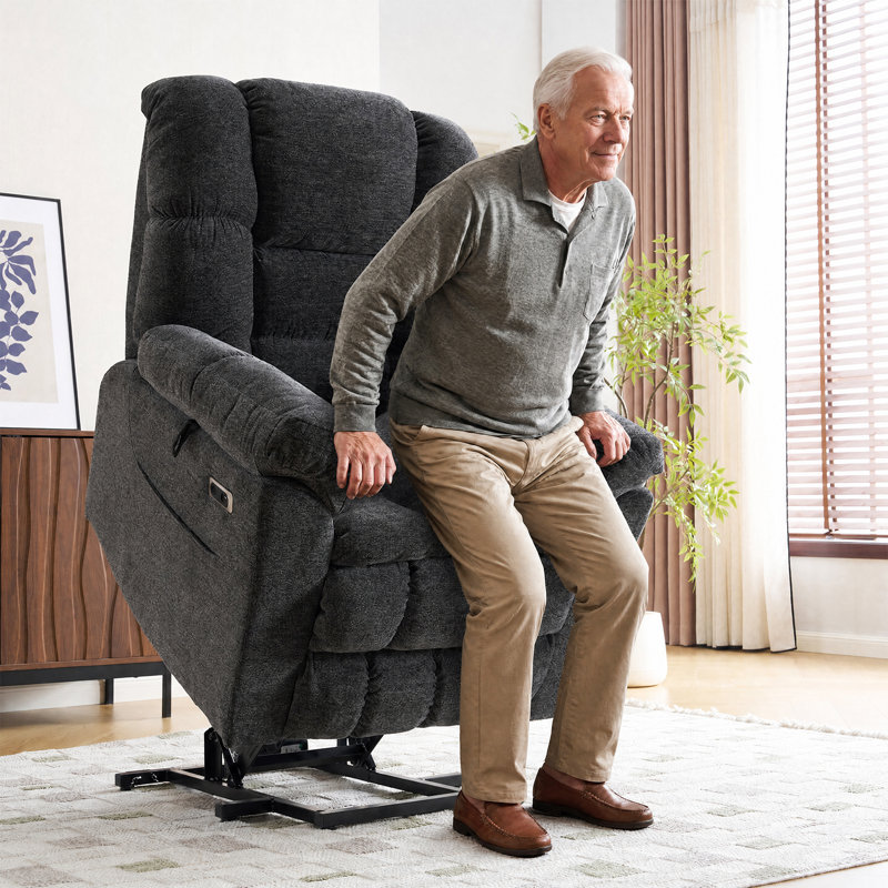 Fauteuil inclinable électrique Grace Grace, Grey Fabric