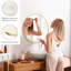 Miroir rond noir pour salle de bain, vestibule, chambre à coucher, miroir mural rond noir-442775206-442775205